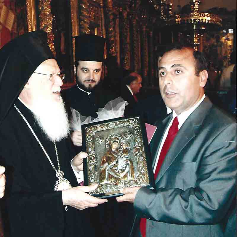 Γιώργος Φεστερίδης Πατριάρχης Βαρθολομαίος